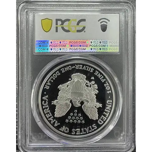 2002(W) - 1oz Silver Eagle - S$1 PCGS PR69DCAM (D11-B14) (2)