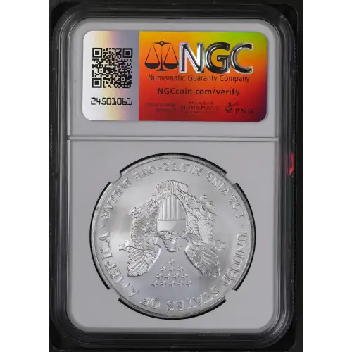 2003 - 1oz Silver Eagle S$1 NGC MS69 (D11-B4) (2)