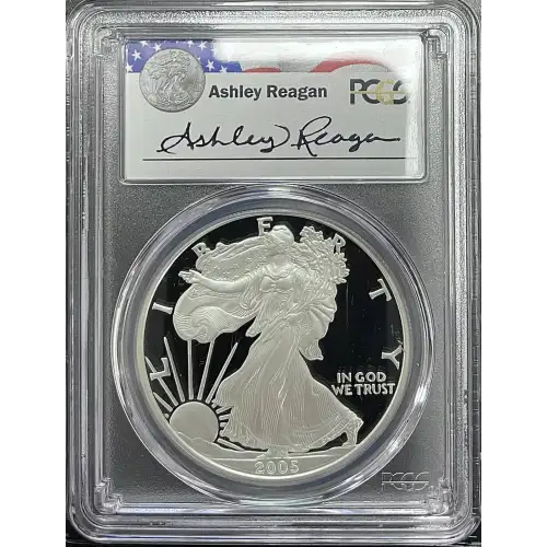2005(W) - 1oz Silver Eagle Reagan Legacy Series - S$1 PCGS PR69DCAM (D11-B14)