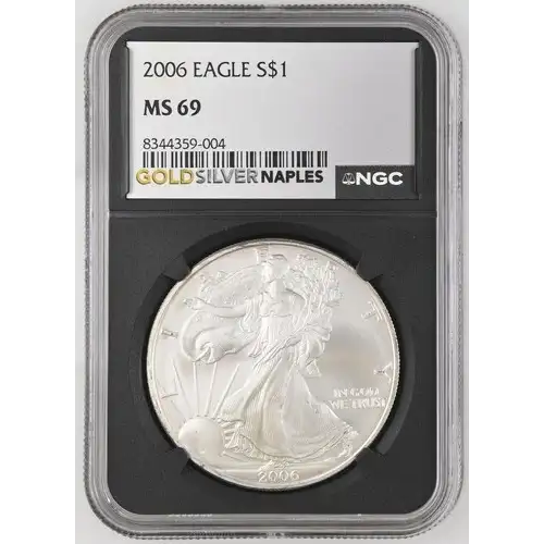 2006 1 oz Silver Eagle MS69 (D10-B24)