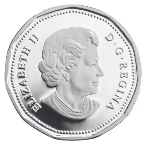 2006 - Canadian Lucky Loonie Proof Sterling Silver Dollar Coin - (D-14) (2)