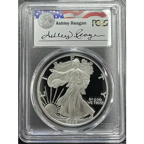 2006(W) - 1oz Silver Eagle Reagan Legacy Series - S$1 PCGS PR69DCAM (D11-B14)