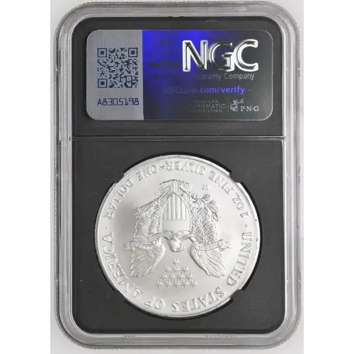 2007- 1oz Silver Eagle S$1 NGC MS69 (D10-B34) (2)