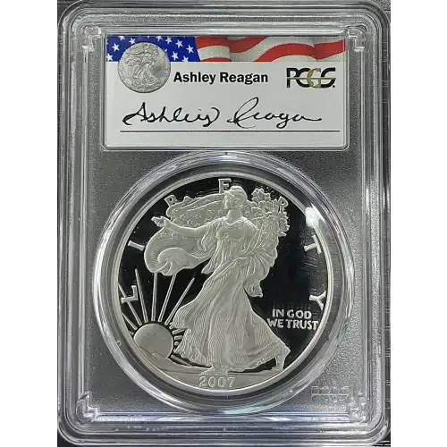 2007(W) - 1oz Silver Eagle Reagan Legacy Series - S$1 PCGS PR69DCAM (D11-B14)