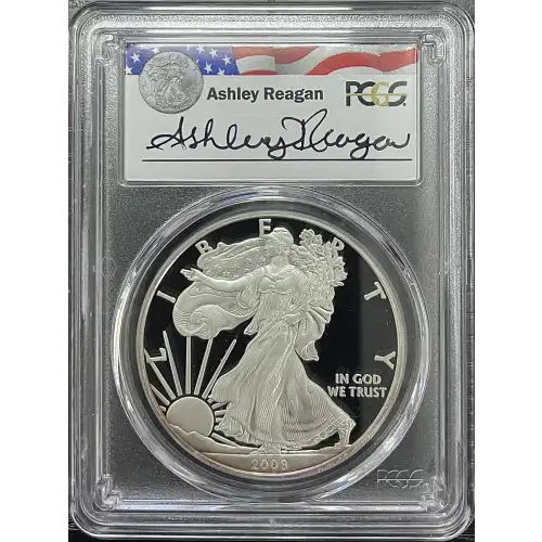 2008(W) - 1oz Silver Eagle Reagan Legacy Series - S$1 PCGS PR69DCAM (D11-B14)