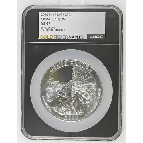 2010 5oz 25C GRAND CANYON MS69 (OB-168)