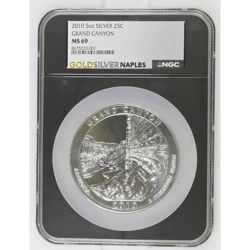 2010 5oz 25C GRAND CANYON MS69 (OB-168)