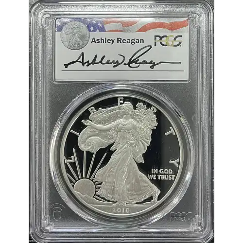 2010(W) - 1oz Silver Eagle Reagan Legacy Series - S$1 PCGS PR69DCAM (D11-B14)