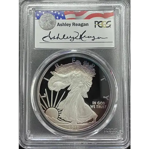 2010(W) - 1oz Silver Eagle Reagan Legacy Series - S$1 PCGS PR69DCAM (D11-B14)