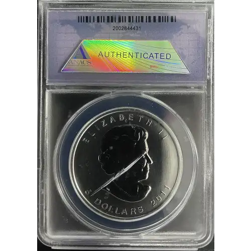 2011 - 1oz Canadian Grizzly Bear - S$5 - ANACS MS70 (S19A-B30) (2)