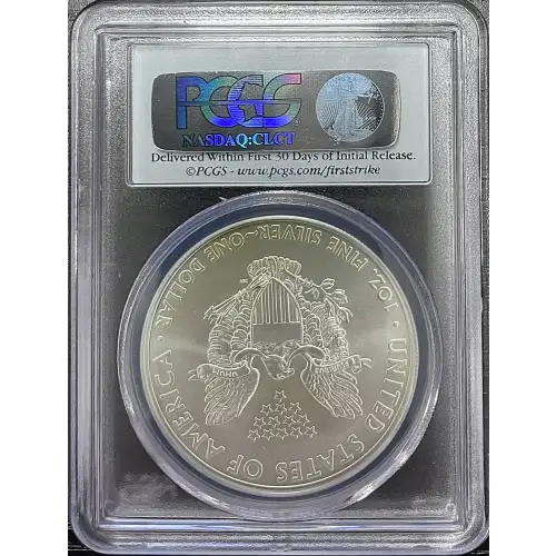 2011 - 1oz Silver Eagle 25th Anniversary - S$1 PCGS MS69 (D11-B17) (2)