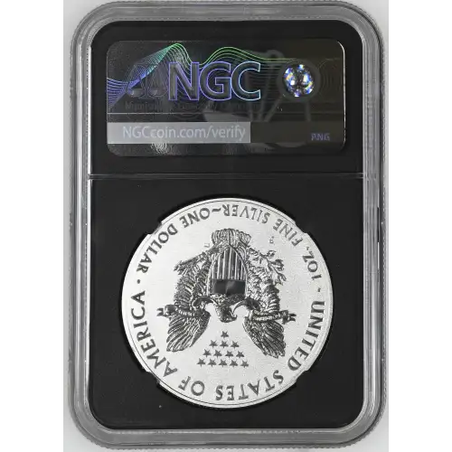 2011P - 1oz Silver Eagle 25th Anniv. Eagle Set - S$1 NGC REVERSE PF70 (S20B-B10)
