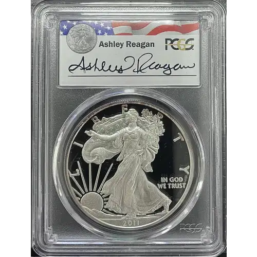2011(W) - 1oz Silver Eagle Reagan Legacy Series - S$1 PCGS PR69DCAM (D11-B14)
