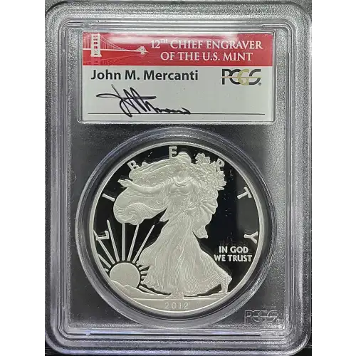 2012(S) - 1oz Silver Eagle 75th Ann. First Strike - S$1 PCGS PR69DCAM (D11-B17)