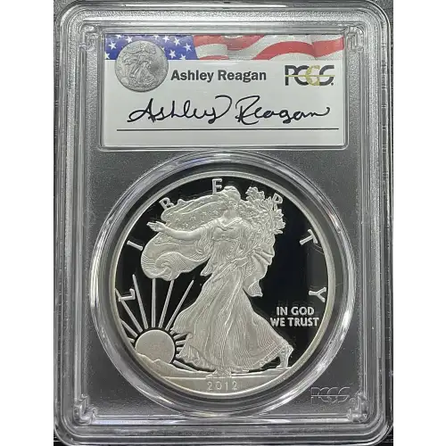 2012(W) - 1oz Silver Eagle Reagan Legacy Series - S$1 PCGS PR69DCAM (D11-B17)