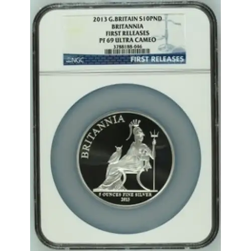 2013 G. Britain S10PND Britannia First Releases PF69 (OB-144)