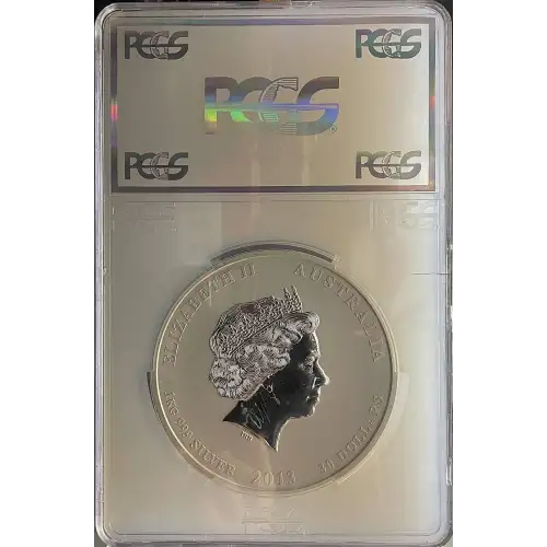 2013-P $30 Year of the Snake 1kg Ag Colorized Gemstone Eye (2)