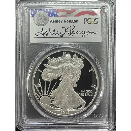 2013(W) - 1oz Silver Eagle Reagan Legacy Series - S$1 PCGS PR69DCAM (D11-B19)