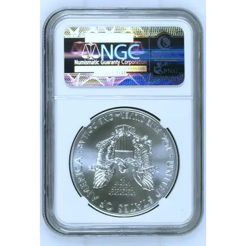 2014 - 1oz Silver Eagle First Releases - S$1 NGC MS70 (D10-B34) (2)