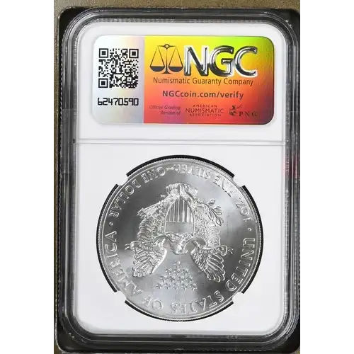 2014 - 1oz Silver Eagle S$1 NGC MS69 (D10-B12) (2)