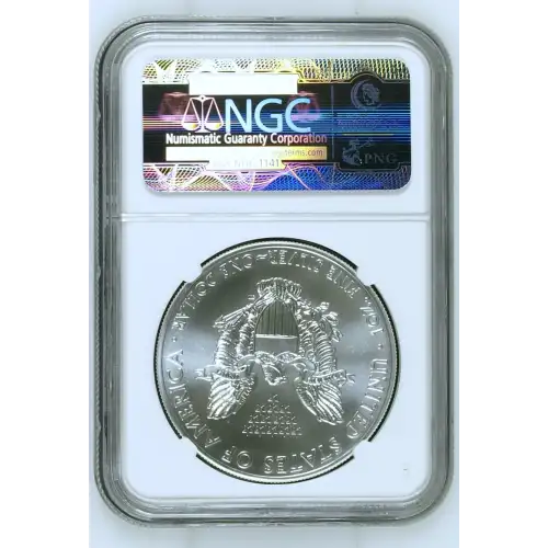2014 - 1oz Silver Eagle - S$1 FIRST RELEASES - NGC MS70 (D11-B19)