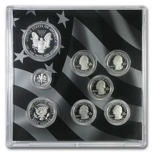 2014 United States Mint Limited Edition 2.5oz Silver Proof Set (D-8)