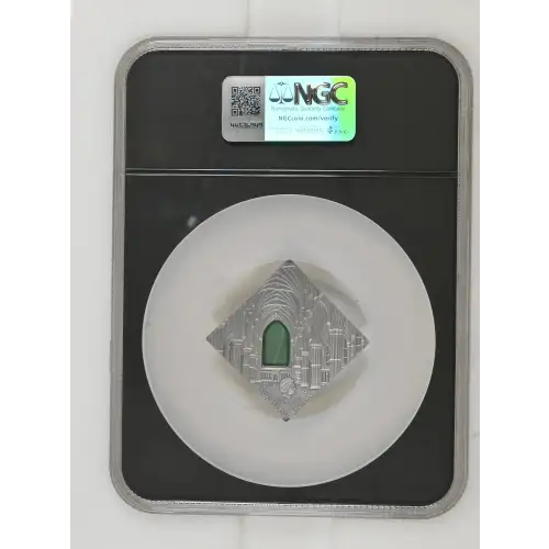 2014MW 1oz Niue S$1 Gothic Art MS70 ANTIQUED