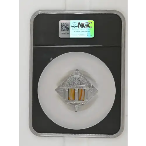 2014MW 1oz Niue S$1 Romanesque Art MS70 ANTIQUED