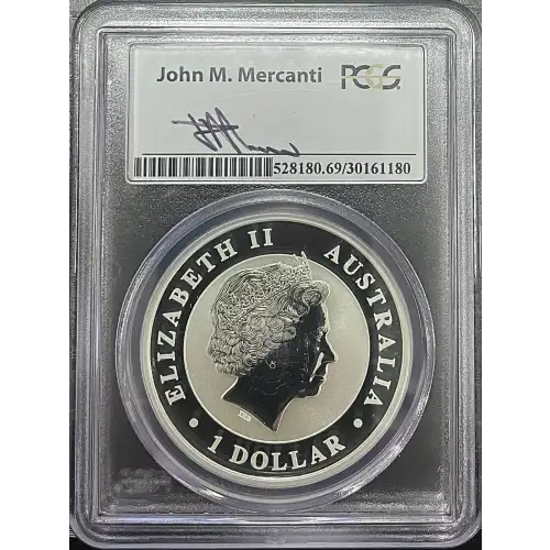 2014P 1oz Australia S$1 Wedge-Tailed Eagle PCGS MS69 (D11-B19)