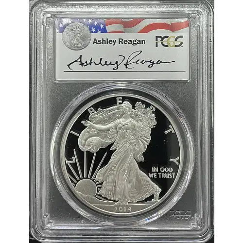 2014(W) - 1oz Silver Eagle Reagan Legacy Series - S$1 PCGS PR69DCAM (D11-B14)