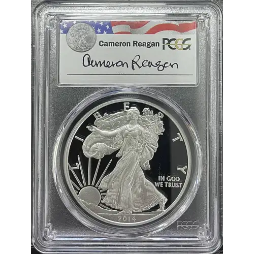 2014(W) - 1oz Silver Eagle Reagan Legacy Series - S$1 PCGS PR69DCAM (D11-B14)