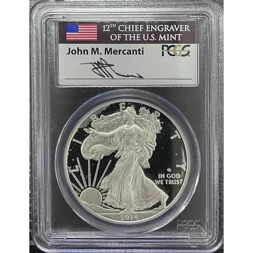 2014(W) - 1oz Silver Eagle - S$1 PCGS PR69DCAM (D11-B14)