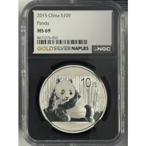 2015 1 oz China Panda s10y Mint State 9.9 (2)