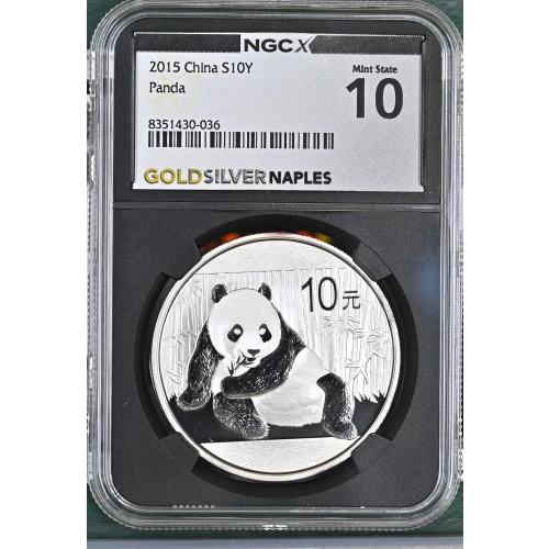 2015 - 1oz China Panda S10Y - NGCX MS 10 (S12B-B12)