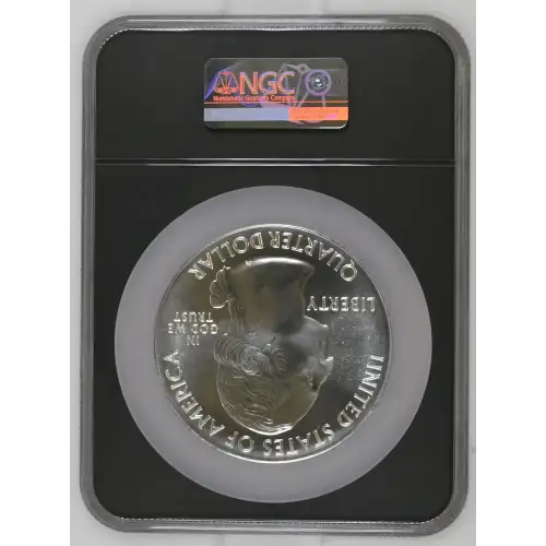 2015 - 5oz Bombay Hook Silver Quarter - USA 25C - NGC GEM UNC. (D-14)