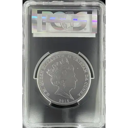 2015 - Five Portraits PCGS Gem Proof 5Cr - Tristan Da Cunha 5oz Silver (D-8) (2)