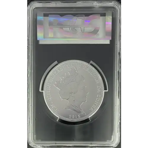 2015 - Five Portraits PCGS PR69DCAM 5Cr - Tristan Da Cunha 4.995oz Silver (D-8)