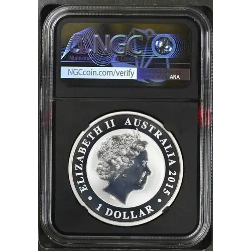 2015(P25) - 1oz Kookaburra 25th Anniv. - Australia S$1 - NGC MS69 (S12B-B18)