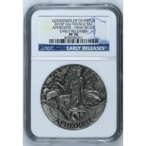 2015P 2oz APHRODITE - HIGH RELIEF EARLY RELEASES GODDESSES OF OLYMPUS (2)