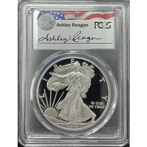 2015(W) - 1oz Silver Eagle Reagan Legacy Series - S$1 PCGS PR69DCAM (D11-B17)