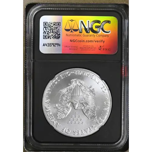 2016 - 1oz Silver Eagle S$1 NGCX MS 9.9 (D11-B7) (2)