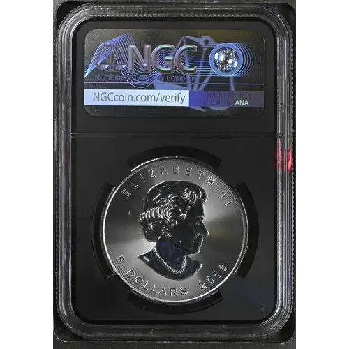 2016 CANADA MAPLE LEAF S$5 MS 69
 (2)