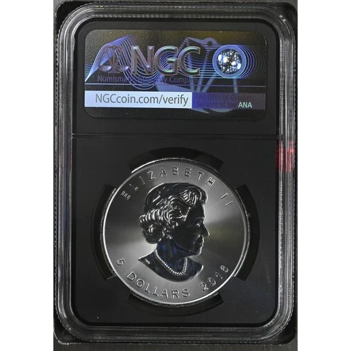2016 CANADA MAPLE LEAF S$5 MS70 (S19A-B9) (2)