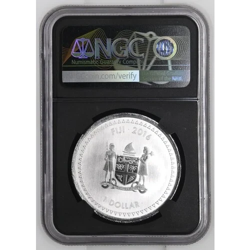 2016 Fiji S$1 Fiji Iguana MS69 (2)