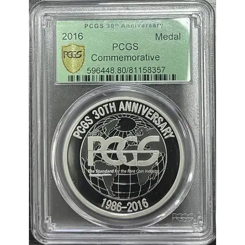 2016 PCGS 30th Anniversary Commemorative Medal (D11-B19)