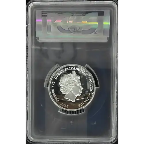 2016(P) 5oz Tuvalu - Pearl Harbor 75th Anniversary - PCGS PR70DCAM (D-7) (2)