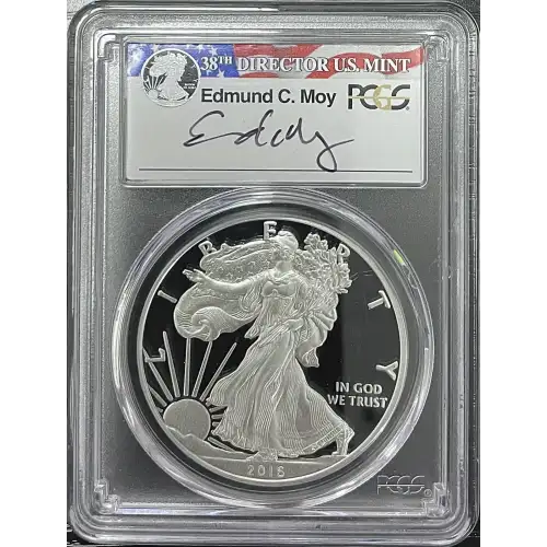 2016(W) - 1oz Silver Eagle 30th Ann. First Strike - S$1 PCGS PR70DCAM (D11-B17)