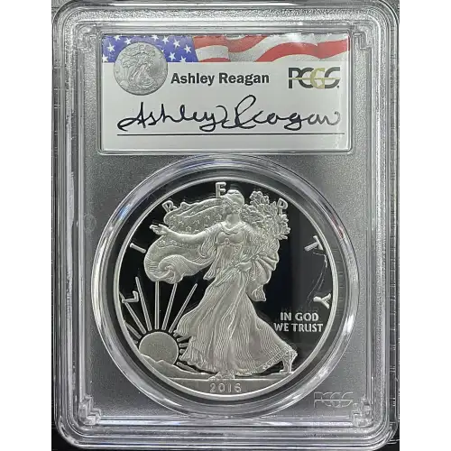 2016(W) - 1oz Silver Eagle Reagan Legacy Series - S$1 PCGS PR69DCAM (D11-B14)