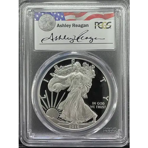 2016(W) - 1oz Silver Eagle Reagan Legacy Series - S$1 PCGS PR69DCAM (D11-B14)