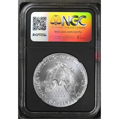 2017 - 1oz Silver Eagle S$1 NGC MS 9.9 (2)